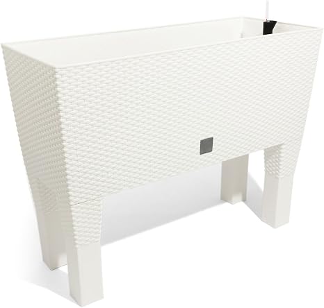 Zanvic Rato Jardinera, Blanco, 60X25X46 cm: Amazon.es: Jardín