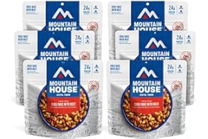 Mountain House Chili Mac with Beef | Freeze Dried Backpacking & Camping Food | 6-Pack