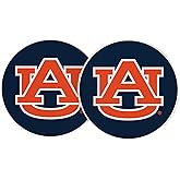 Desert Cactus Auburn University Car Accessories AU Tigers Absorbent Sandstone Cup Coasters Licensed Product Set of 2 (Design A)