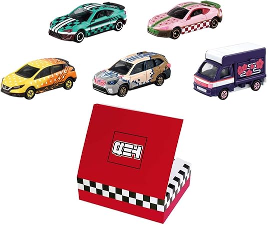Amazon トミカ特製box仕様 鬼滅の刃 トミカ Vol 1 5種セット ミニカー ダイキャストカー おもちゃ