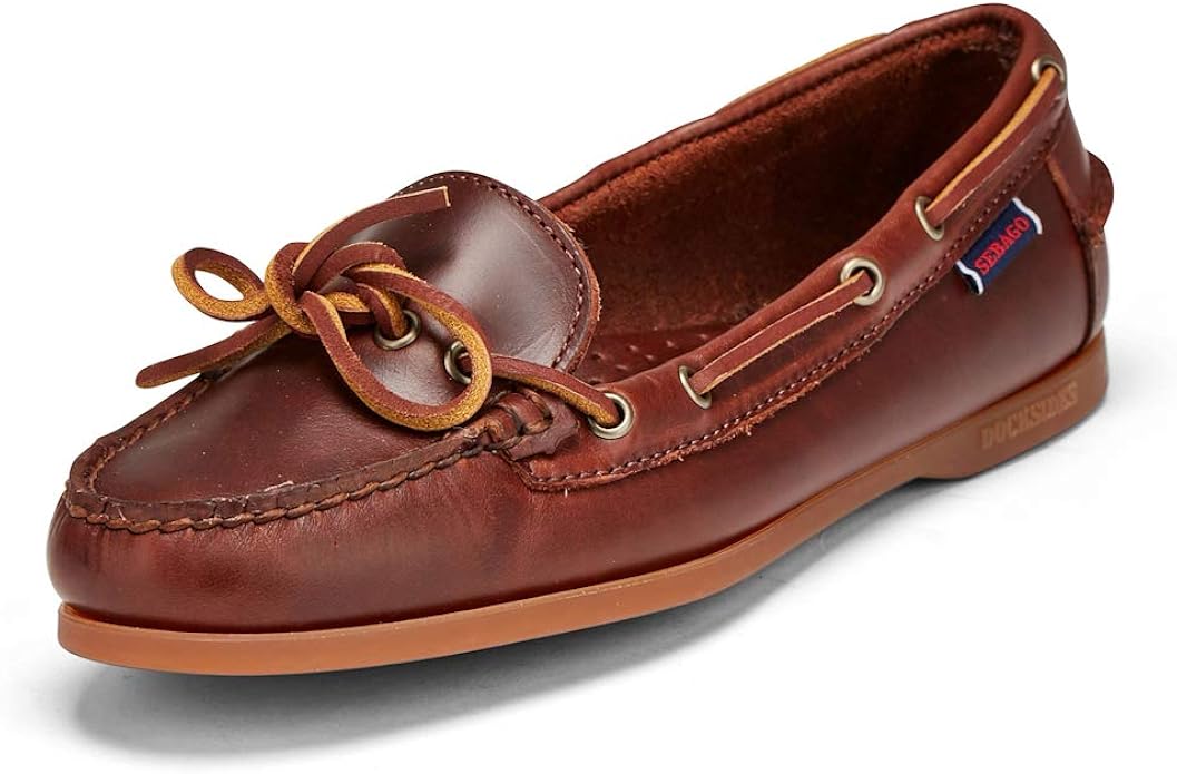 sebago docksides leather boat shoes