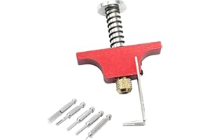 ZHUOYUEFSC Propeller Puller Aluminum Alloy Removal Tool Props Remover， with Replacement Ejector Pins for RC FPV Drone BetaFPV Air65 75 (Red)