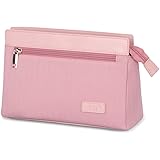 FYY Travel Toiletry Bag for Women and Men, Lightweight Fabric Travel Cosmetic Bag Makeup Toiletries Kit Zippered Organizer Ba