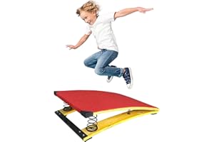 GENERIC Gymnastics Springboard, Vault Training Springboard for Kids with Rubber Anti-Slip Mat Base, for Gymnastics Training, Home, Pool and Outdoor Exercise