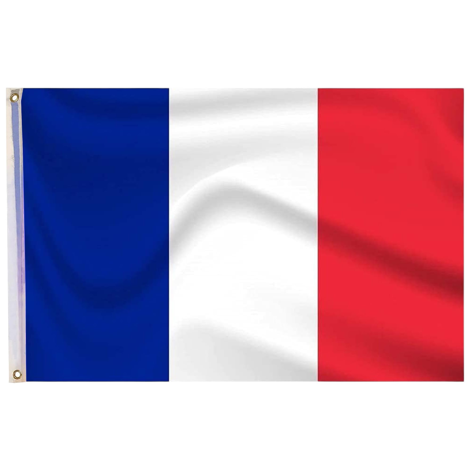 GUSTO France Flag 90 x 150 cm with 2 Metal Eyelets Weatherproof 1 Piece (France)