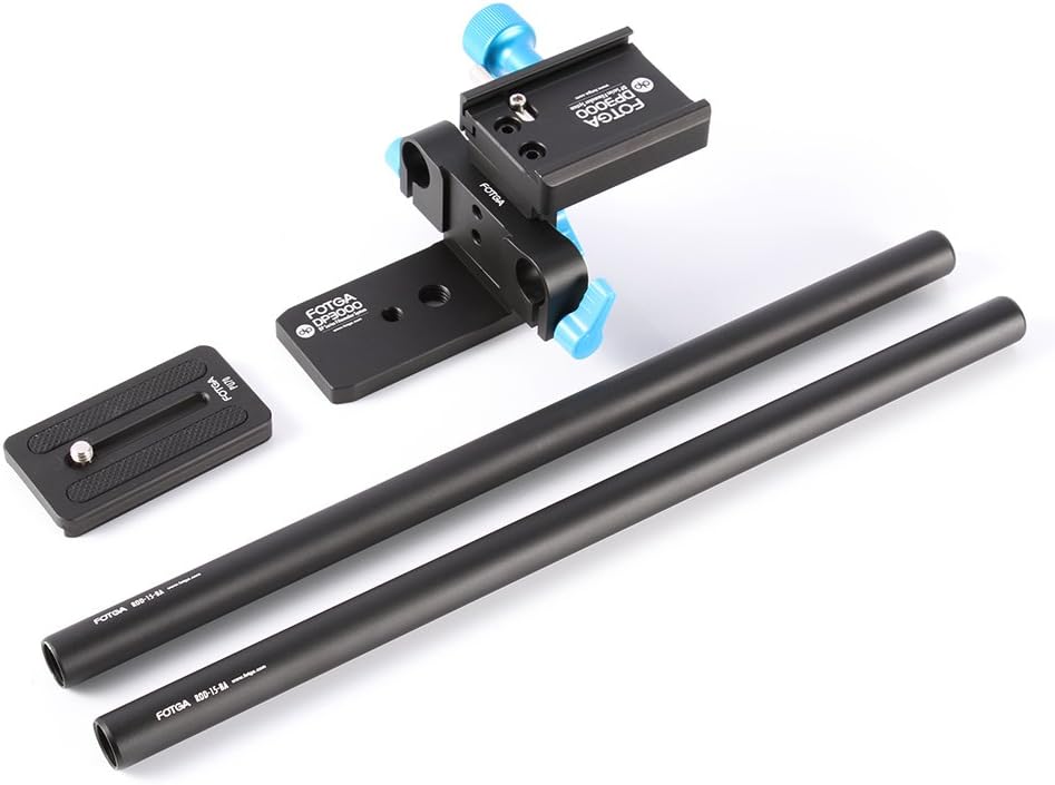 Fotga DP3000 M3 15mm Rod Schiene Quick Release Grundplatte Schnellwechselplatte für DSLR Follow Focus Rig - Image 4