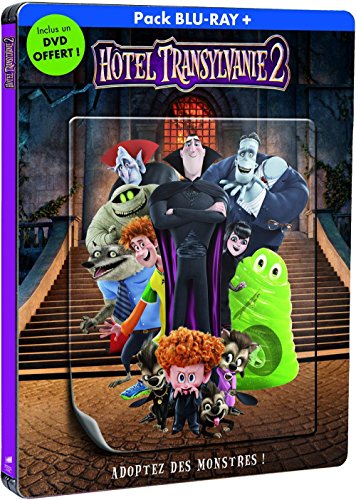 Hôtel Transylvanie 2 - Pack Blu-Ray+ - Édition Boîtier Steelbook + Magnet Lenticulaire