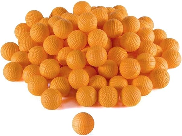 Amazon Sefod ボール おもちゃ ガン弾丸ボール ナーフ ライバル用 替え玉 ラウンド弾 弾丸 おもちゃのガン弾丸ボール 50個入り ベビー用ボール おもちゃ