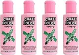Crazy Color Renbow Semi-Permanent Hair Dye Coral Red 4 x 100ml view 2