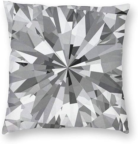 Amazon Co Jp ダイヤモンド柄 ダイヤモンド ブラック クッションカバー 45 45cm 枕カバー ソファ背当て おしゃれ 可愛い 部屋雑貨 ソファー 車用 インテリア 飾り 正方形 抱き枕カバー 北欧 装飾枕カバー 座布団カバー 1枚セット ホーム キッチン