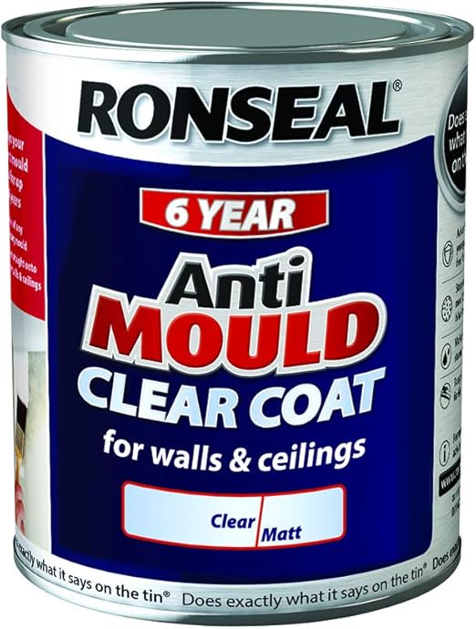 Ronseal 37593 AntiMould Paint, Clear, 750ml Amazon.co.uk DIY & Tools