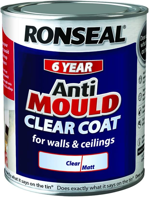 Ronseal 37593 AntiMould Paint, Clear, 750ml Amazon.co.uk DIY & Tools