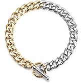 CIUNOFOR Hip-Hop Bracelet A Unique and Edgy Accessory to Elevate Your Style Chunky Miami Cuban Link for Women and Men Good for Adults Jewelry