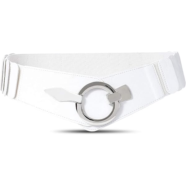 4689 Cotton Woven Stripe Waist Belt Double D Ring Multicolored Girl Teen KVR Cotton woven Stripe waist Belt Double D ring  main image 4