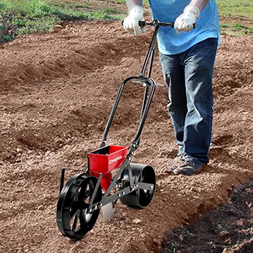 Chapin 8701B Garden Push Seeder 6 Seed Plates For Up To 20 Varieties Of