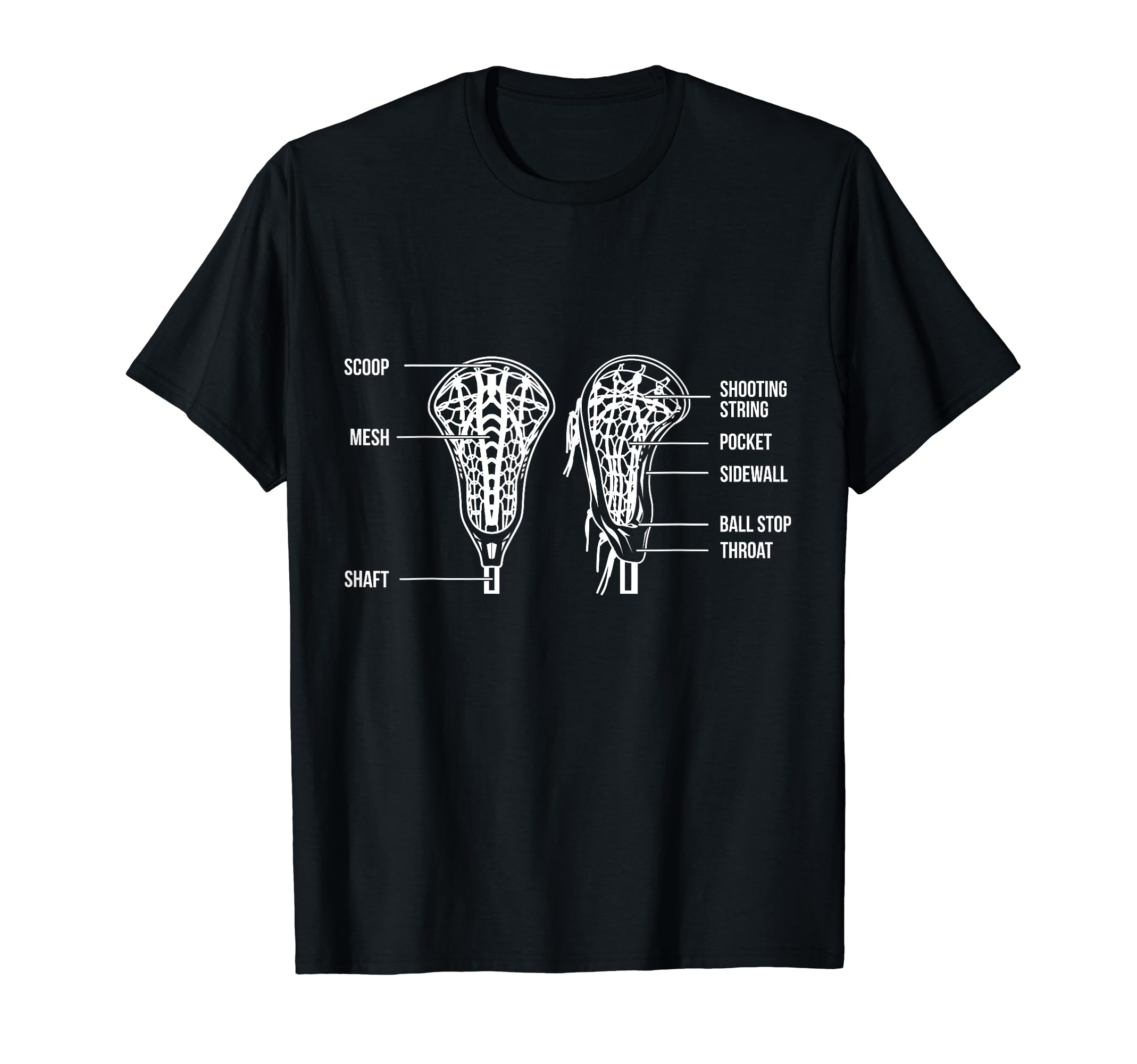 Lacrosse Stick - Lax Team Player Coach Sport Idea T-Shirt
