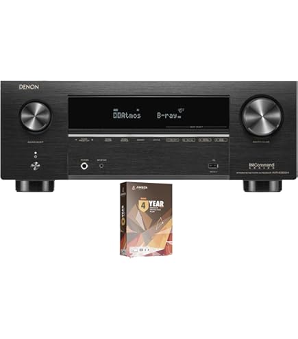DENON　AVR-X4500H　AVアンプ　4K HDR atmos　IMAX AVR-X4700H - 9.2 Ch. 125W 8K AV Receiver with HEOS® Built-in