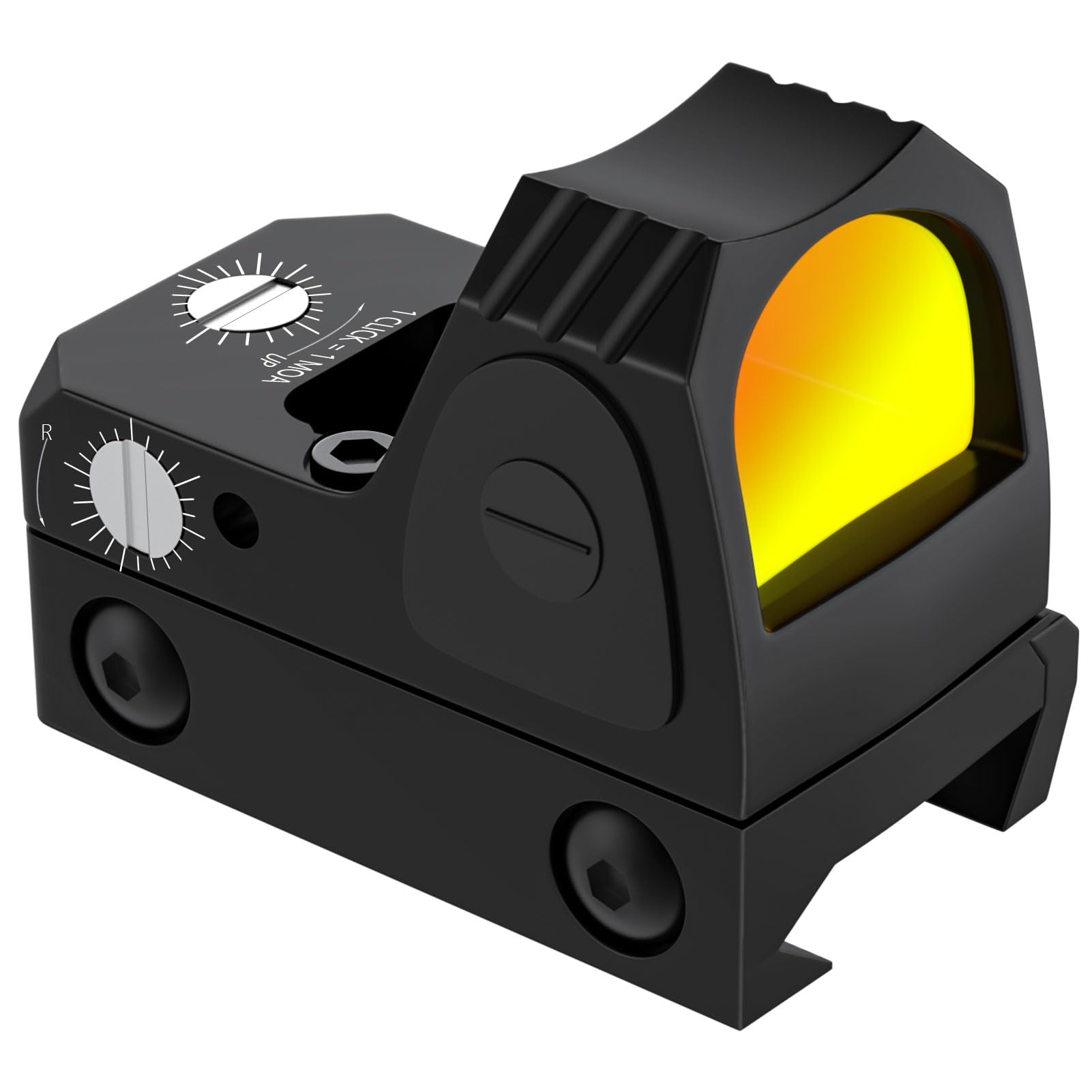 Photo 1 of NIRIAHO RMR Red Dot Sight, Tactical 20mm Red Dot Sight 3 MOA Pistol Scope Adjustable Brightness with Glock Mount, Reflex Sight Red Dot Scope for Pistol Handgun