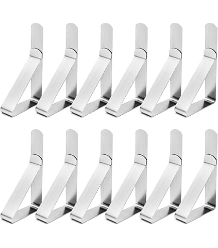 Soporte Para Mantel De Mesa De Acero Inoxidable, 6 Piezas | Cuotas Sin