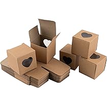 Amazon.com: AWELL Mini Size White Gift Boxes 2x2x2 inch with Clear