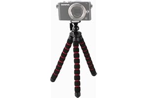 Fotga Flexible Travel Tripod Stand w/Quick Release Plate Locking Knob for Canon EOS M M2 M3 M5 M6 M20 M50 M100 G7X Mark II III for Sony DSC-RX100 III IV A6000 A6300 Olmypus E-M10 II Fujifilm X-Pro