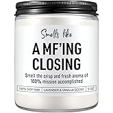 Karply Scented Candle, Funny Realtor Gifts for Women, Men, Clients, Real Estate Agent Supplies, Appreciation, Thank You, Mothers Day, Gifts for Realtors at Closing, Real Estate Broker, Salesperson