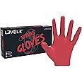 L3 Level 3 Nitrile Gloves - Professional Heavy Duty Disposable Gloves - Latex Free - Fits Snug - Box of 100