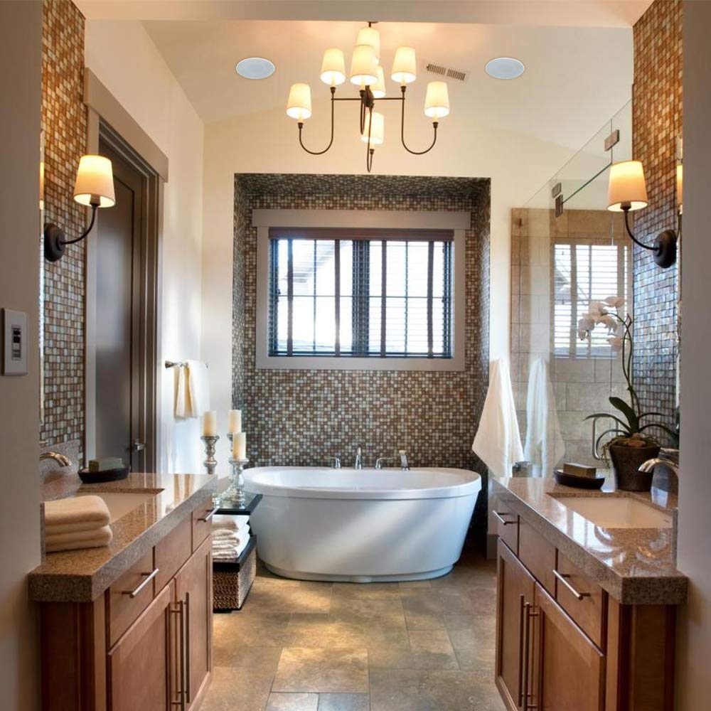 Details About 160 Watts Pair 2 Way Bluetooth Bathroom Kitchen Ceiling Home Speakers A Pair