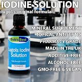 Bob's Best Lugol's Iodine Solution 15% 50ml Alcohol Free Vegan GMO Free view 2