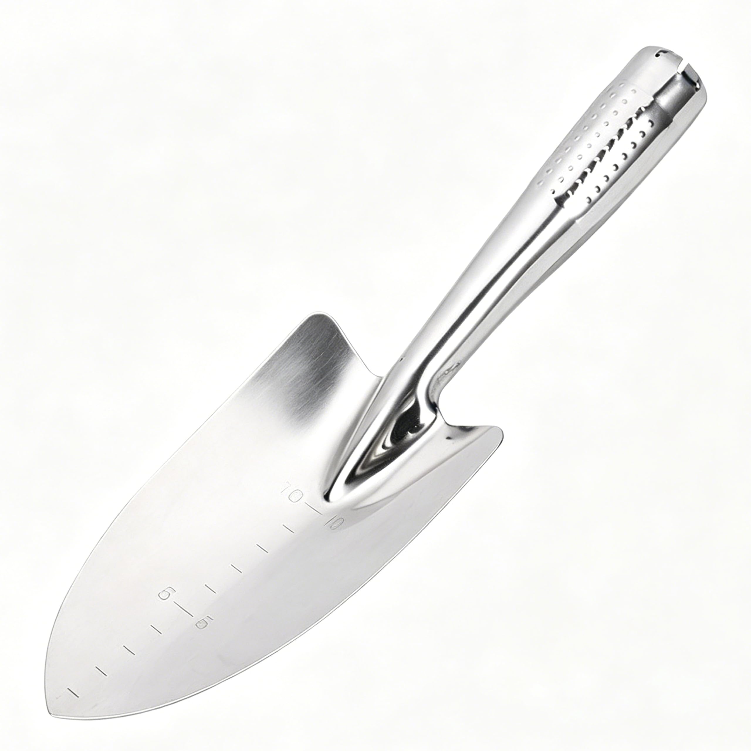 Stainless Steel Garden Trowel, Heavy Duty Hand Shovel for Allotment & Potting, Rust-Resistant Gardening Tool with Integrated Handle for Digging, Weeding & Transplanting Outdoor Plants