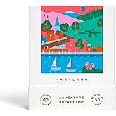 Reach International Outfitters Maryland Adventure Bucket List: 50 Scratch-Off Cards for Outdoor Activities, Tourist Attractions, and Road Trips - Perfect Travel Gift and Guide for Exploring