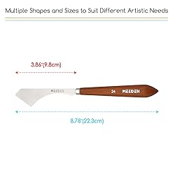 MEEDEN Artist Acrylic Palette Knife: 8.78" Flexible