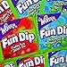 Wonka Link-M-Aid Fun Dip Fun Size Assorted Candy Pack - Red Cherry Yum Diddly and Mystical RazzApple Magic - 48 Pouches, 0.43 Ounce