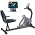 Vélo Appartement Semi-Allongé ISE SY-6801 - Frein Magnétique - 8 Niveaux Résistance - LCD