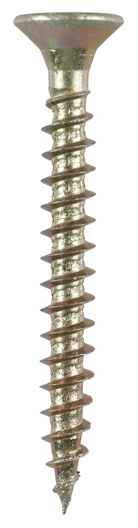 Cogex 85207 agglomère Screws Pozidriv, Gold, 2 x 4.5 x 40 mm Set of 20 Pieces