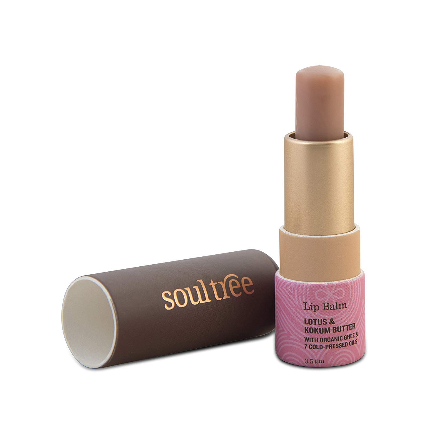 SOULTREE Lotus and Kokum Butter Lip Balm (3.5 Gram)