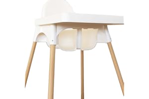 Yeah Baby Goods Highchair Leg Wraps (Bamboo) - Compatible with The IKEA Antilop Highchair - Stylish IKEA High Chair Accessories w/Easy Self-Adhesive