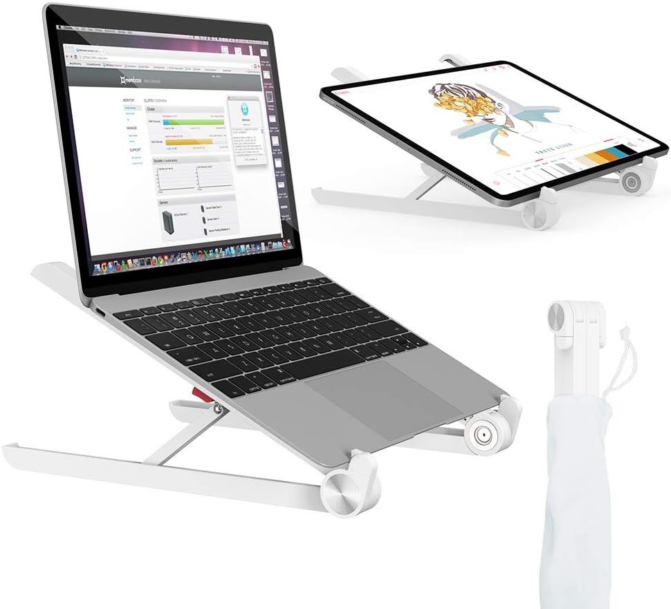 MiiKARE Adjustable Laptop Stand for Desk Portable Amazon.co.uk