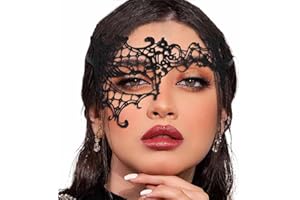 Tgirls Masquerade Lace Mask Women Black Lace Masks Costume Party Proms Face Mask Halloween Eye Mask