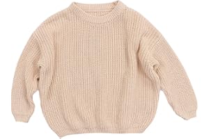 MERSARIPHY Toddler Girls Sweaters Baby Knit Sweater Warm Cardigans Sweatshirts for Boys and Girls