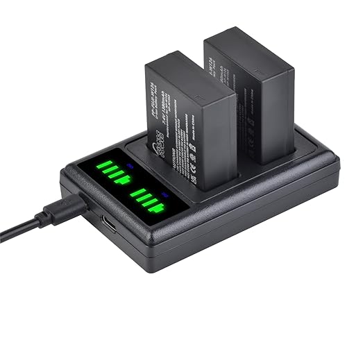 Picke Power NP-W126S NP-W126 Battery and LED Dual Charger for