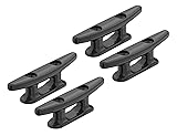 SEAFLO 3" Boat Cleat Black Nylon Dock Cleat Kayak