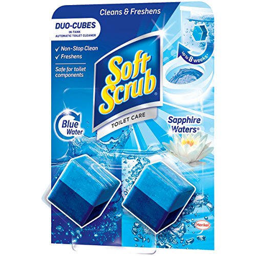 Soft Scrub in-Tank Toilet Cleaner Duo-Cubes, Sapphire Waters