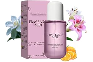 Vanilla Black berry Body Mist - Long Lasting Vanilla Hair & Body Mist Perfume, Hair Fragrance Mist for Women, Black berry, Be