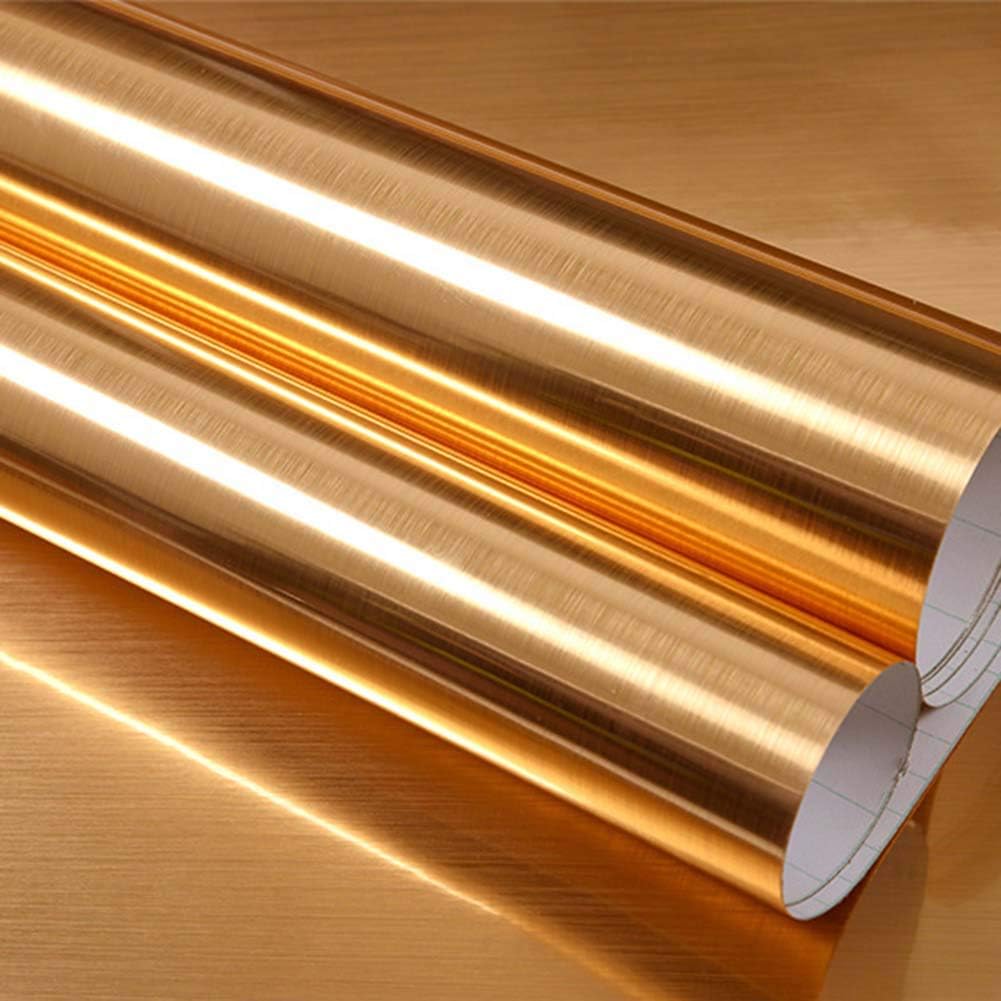 Gold Mirror Contact Paper Self Adhesive Vinly Film Metal