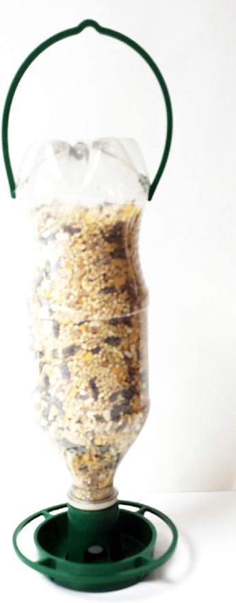 Amazon Com Gadjit Soda Bottle Hanging Bird Feeder Kits Green 2