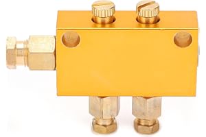 Brass Oil Distributor Adjustable Lube Oil Piston Separator Divider Valve Lubrication System, TKType Distributor Value Manifol