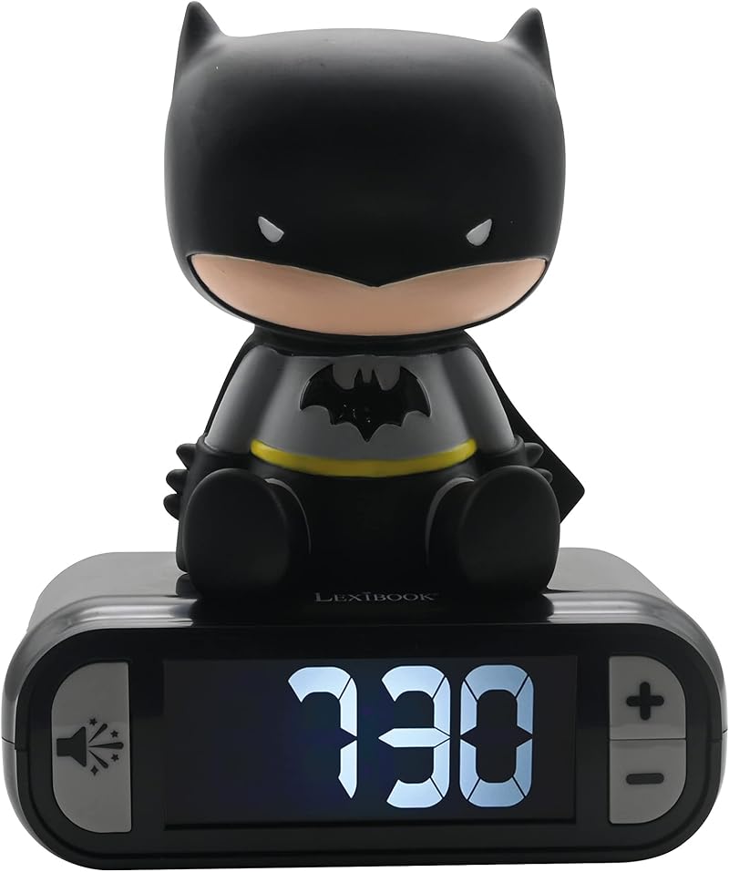 Lexibook Batman Nightlight Alarm Clock RL800BAT Black