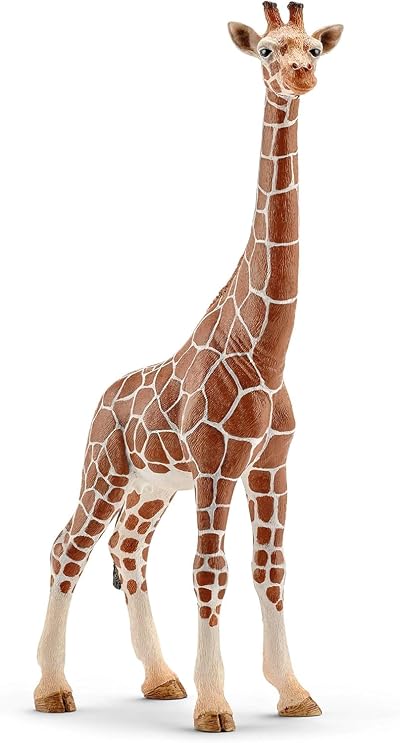 Schleich Wild Life Giraffe Toy 14750 - Realistic 7" Animal Figurine for Ages 3+