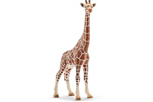 Schleich Wild Life Realistic Female Giraffe Animal Figurine - Authentic Detailed Wild Female Giraffe Toy for Boys and Girls Education Imagination and Play, Highly Durable Gift for Kids Ages 3+